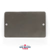 CR-80 Stainless Steel Blank Metal Tag - .016" x 2.125" x 3.375" -Multiple