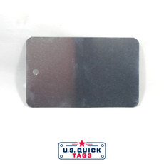 Aluminum Blank Metal Tag - .008" x 3" x 6" - One Hole