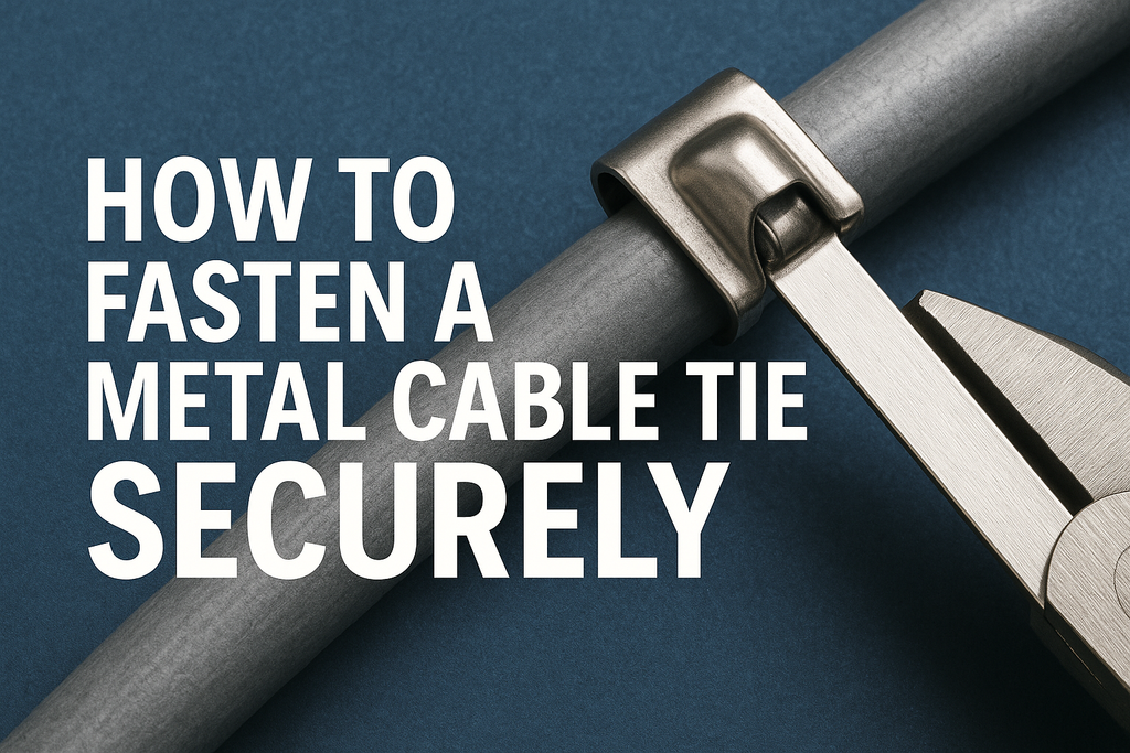 How To Fasten A Metal Cable Tie Securely US Quick Tags How To Fasten A Metal Cable Tie Securely US Quick Tags