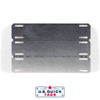 Aluminum Blank Metal Tag - .016" x 2.125" x 3.375" - Four Slots